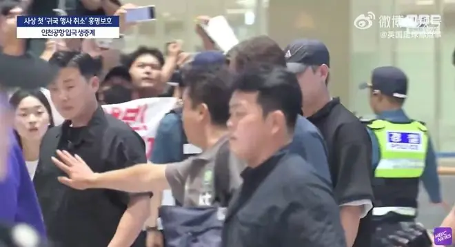 警方隔离通道