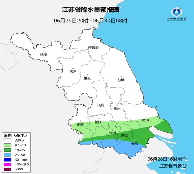 江苏天气示意图1
