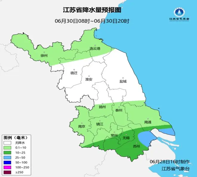 江苏天气示意图2
